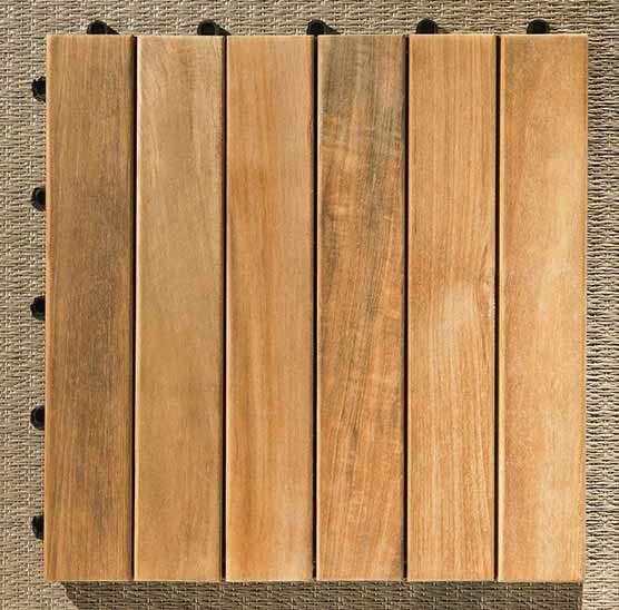 Teaktrall, 1 platta