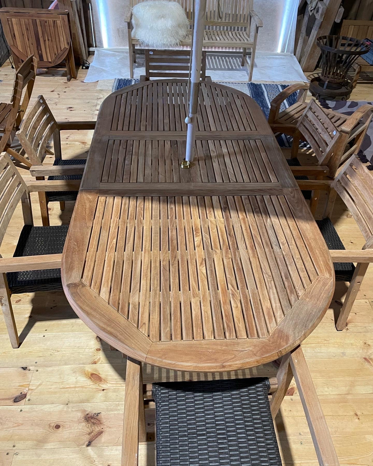Maliana Teakbord med 4 teakstolar paketpris ! 9995kr