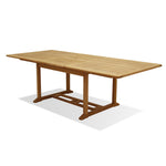 Lampung bord Rekt & Oval 180-240x105x74cm