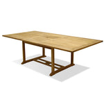 Lampung bord Rekt & Oval 180-240x105x74cm