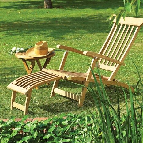 Däckstol, teak